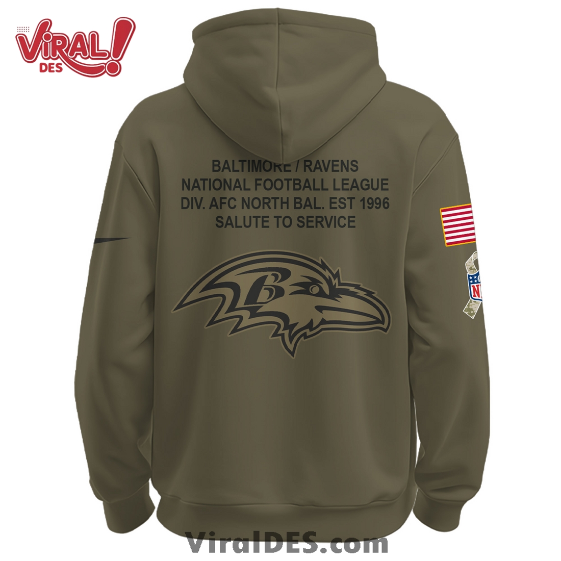 Baltimore Ravens Salute To Service Limited Edition Shirt