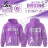 Anaheim Ducks Hockey Fights Cancer Purple Ribbon Hoodie Anaheim Ducks Hockey Fights Cancer Purple Ribbon Hoodie