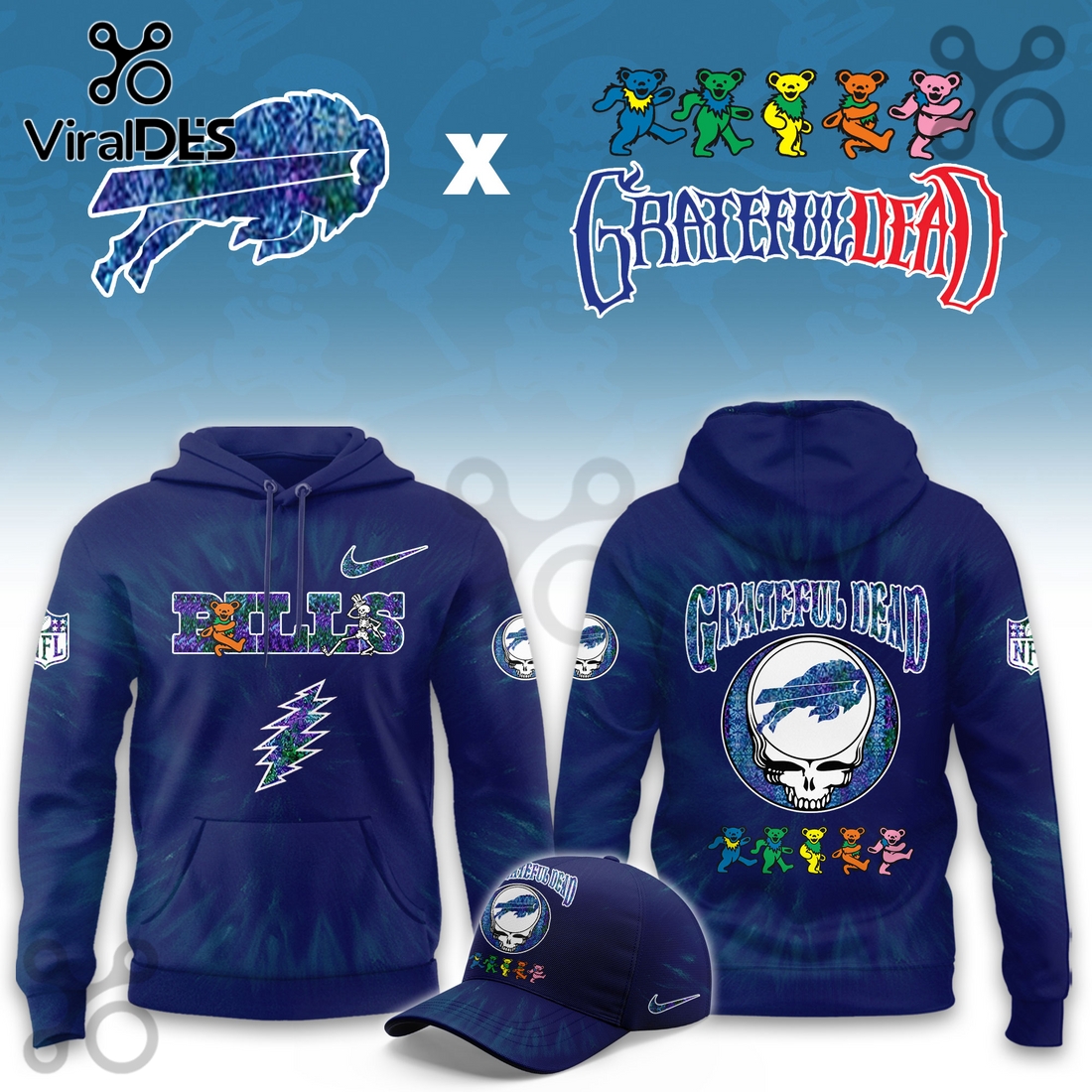 Buffalo Bills Grateful Dead Limited Hoodie 2025 Buffalo Bills Grateful Dead Limited Hoodie 2025