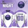 Boston Bruins Hockey Fights Cancer Purple Jersey Limited Edition