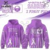 Calgary Flames Hockey Fights Cancer Purple Ribbon Hoodie Calgary Flames Hockey Fights Cancer Purple Ribbon Hoodie