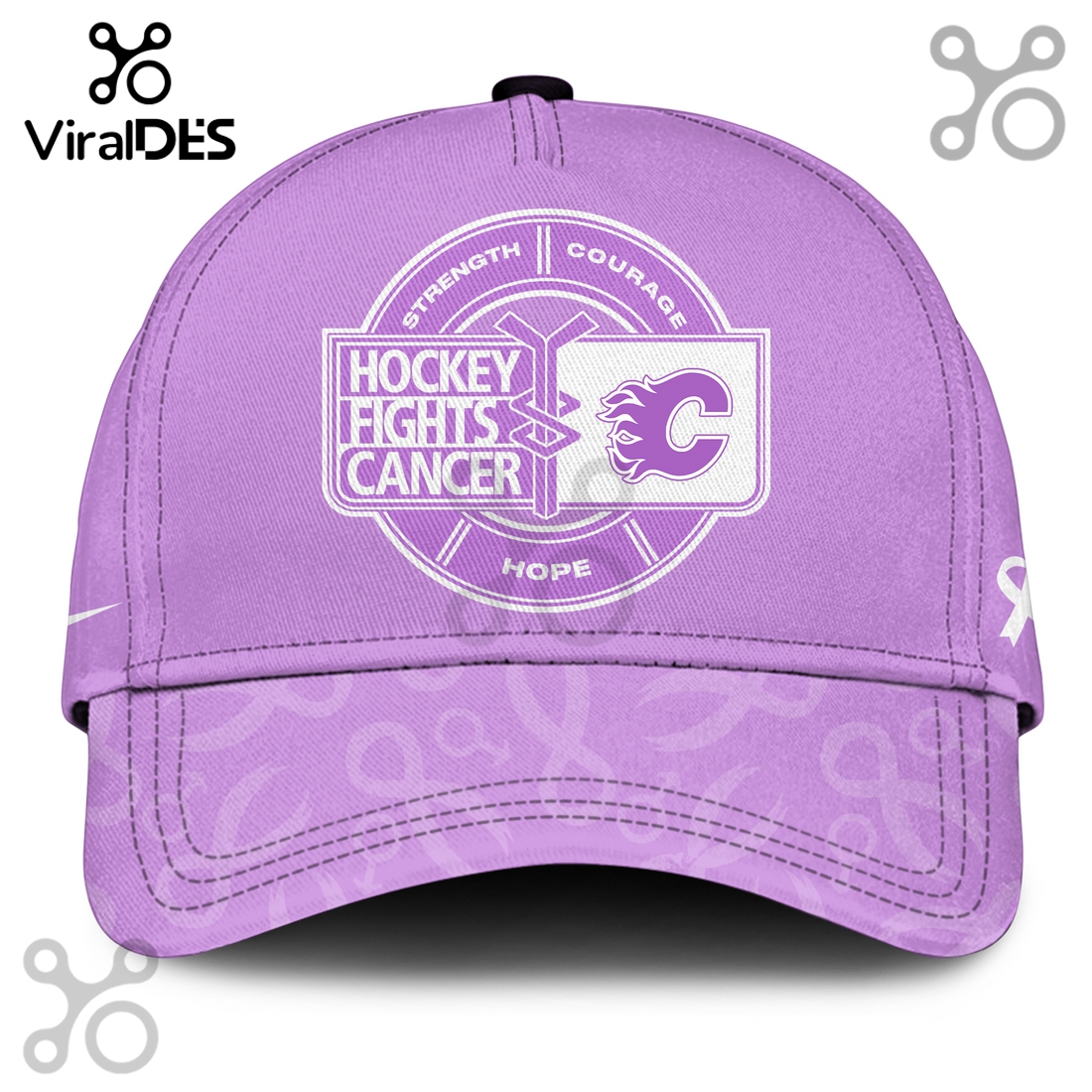 Calgary Flames Hockey Fights Cancer Purple Ribbon Hoodie Calgary Flames Hockey Fights Cancer Purple Ribbon Hoodie