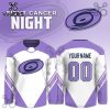 Chicago Blackhawks Hockey Fights Cancer Purple Jersey Limited Edition