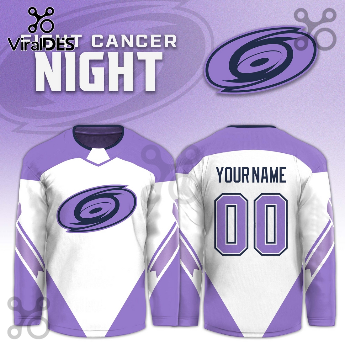 Carolina Hurricanes Hockey Fights Cancer Purple Jersey Limited Edition Carolina Hurricanes Hockey Fights Cancer Purple Jersey Limited Edition