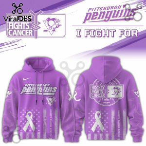 Purple hoodie with Pittsburgh Penguins logo, 