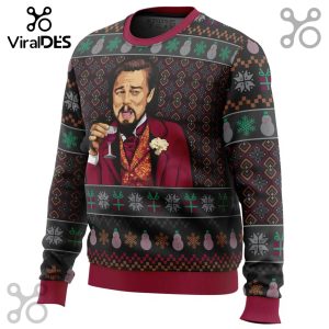 Laughing Leo DiCaprio Meme Ugly Sweater 2025