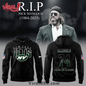 Nick Mangold Thank You Memories 1984 – 2025 Hoodie And Cap