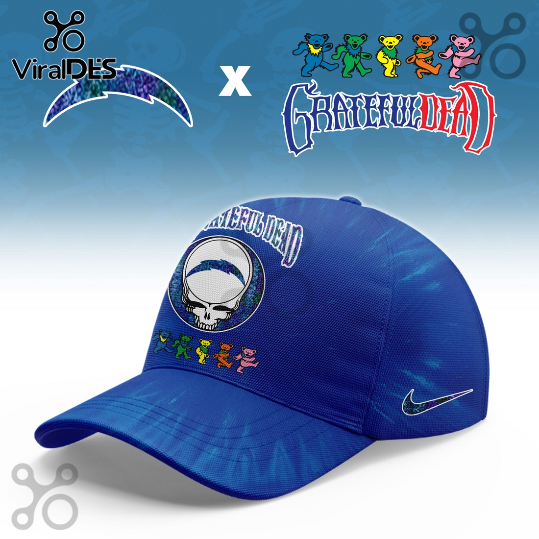 Los Angeles Chargers Grateful Dead Limited Hoodie 2025 Los Angeles Chargers Grateful Dead Limited Hoodie 2025