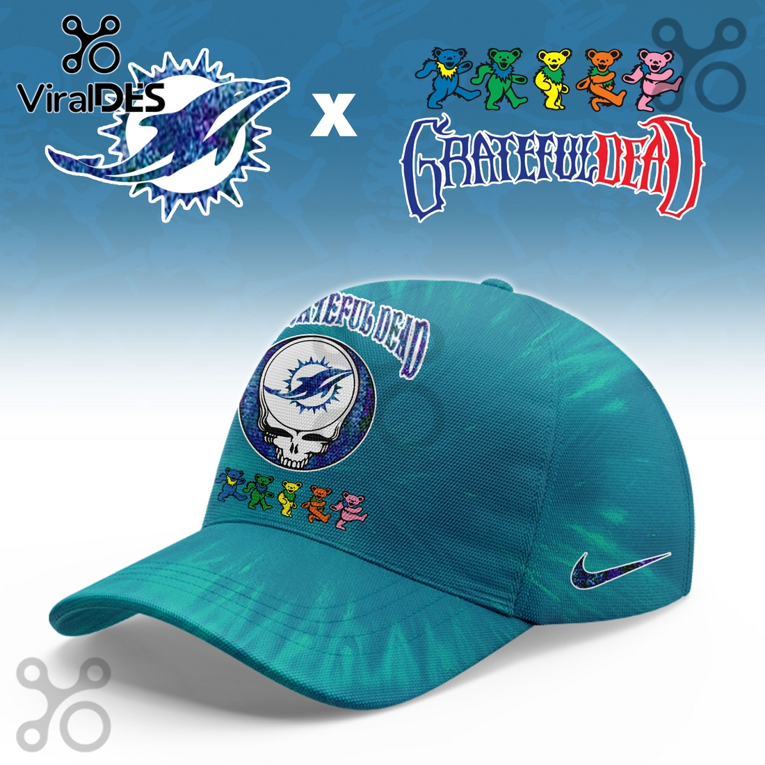 Miami Dolphins Grateful Dead Limited Hoodie 2025 Miami Dolphins Grateful Dead Limited Hoodie 2025