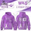 Los Angeles Kings Hockey Fights Cancer Purple Ribbon Hoodie