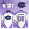 Los Angeles Kings Hockey Fights Cancer Purple Jersey Limited Edition