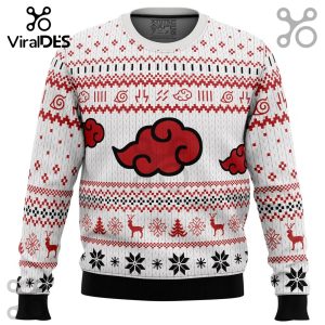 White Christmas Akatsuki Christmas Sweater