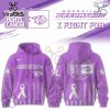 Montreal Canadiens Hockey Fights Cancer Purple Ribbon Hoodie