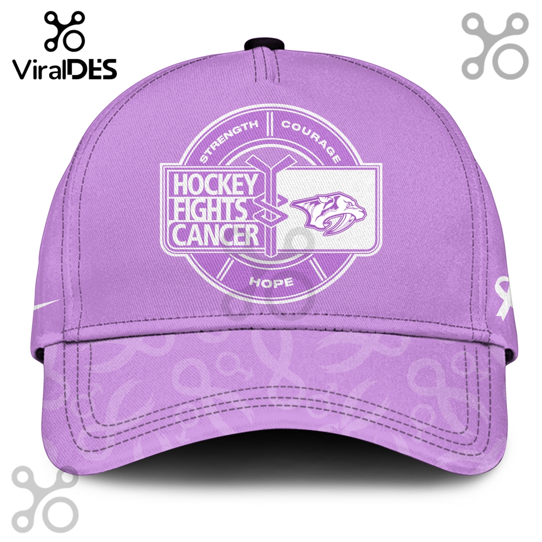 Nashville Predators Hockey Fights Cancer Purple Ribbon Hoodie Nashville Predators Hockey Fights Cancer Purple Ribbon Hoodie