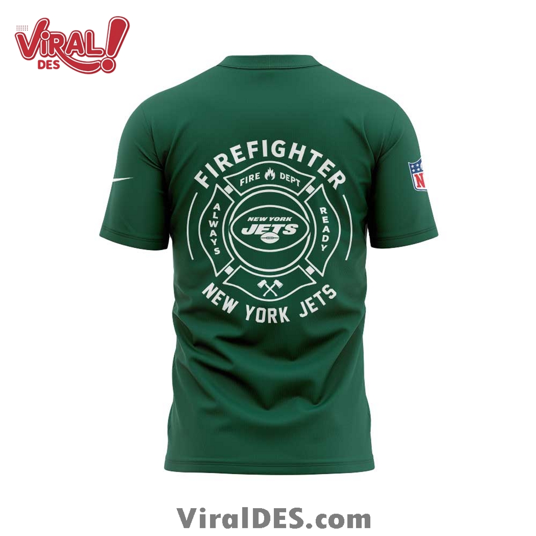 New York Jets 2025 Firefighter Application Day Hoodie