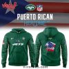 New York Jets 2025 Puerto Rico Heritage Hoodie And Cap
