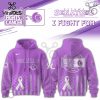 Philadelphia Flyers Hockey Fights Cancer Purple Ribbon Hoodie