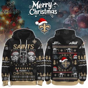 New Orleans Saints Merry Christmas The Force Edition Hoodie 2025