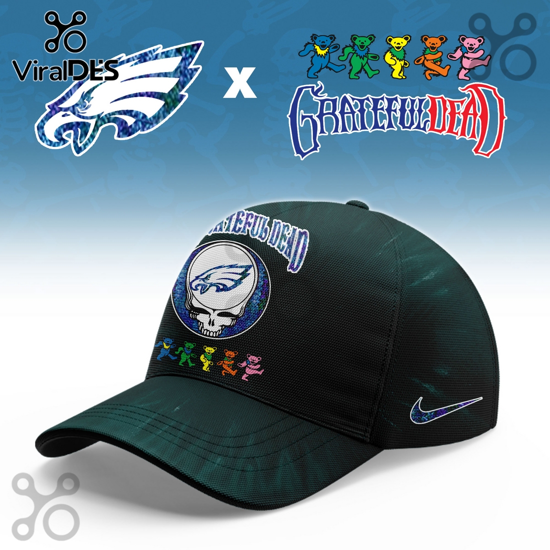 Philadelphia Eagles Grateful Dead Limited Hoodie 2025 Philadelphia Eagles Grateful Dead Limited Hoodie 2025