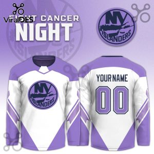 New York Islanders Hockey Fights Cancer Purple Jersey Limited Edition