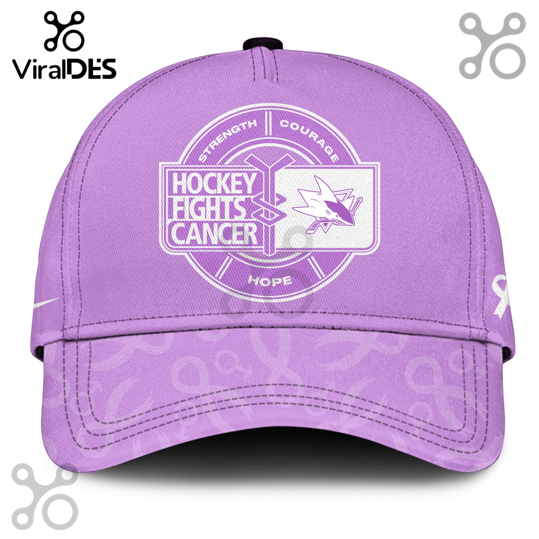 San Jose Sharks Hockey Fights Cancer Purple Ribbon Hoodie San Jose Sharks Hockey Fights Cancer Purple Ribbon Hoodie