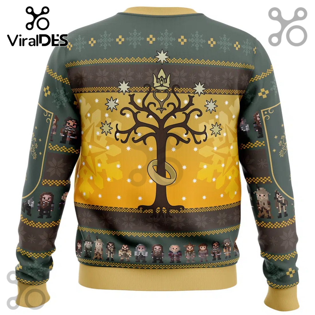 Spend Christmas in Fellowship The Lord of the Rings Ugly Sweater 2025 Spend Christmas in Fellowship The Lord of the Rings Ugly Sweater 2025