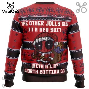 Deadpool Jolly Red Guy Ugly Sweater 2025