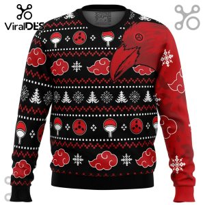 Akatsuki Itachi Symbolic Crows Christmas Sweater