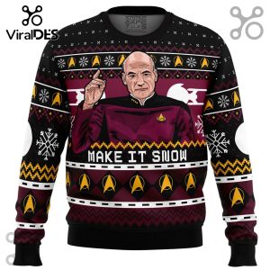 Captain Picard Star Trek Ugly Sweater 2025