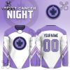 Vegas Golden Knights Hockey Fights Cancer Purple Jersey Limited Edition