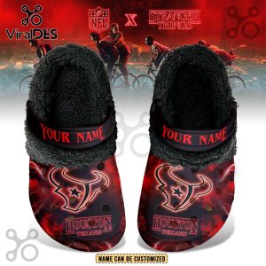 Houston Texans x Stranger Things Fleece Crocs Crocband