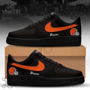 Cleveland Browns Blackout Nike Air Force 1