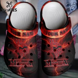 Minnesota Vikings x Stranger Things Crocs Crocband Clogs