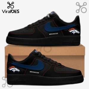 Denver Broncos Blackout Nike Air Force 1