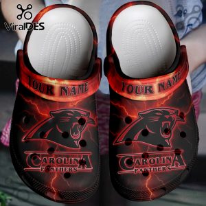 Carolina Panthers x Stranger Things Crocs Crocband Clogs