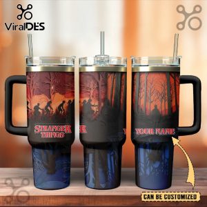 Stranger Things Custom Stanley 40oz Tumbler