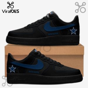 Dallas Cowboys Blackout Nike Air Force 1