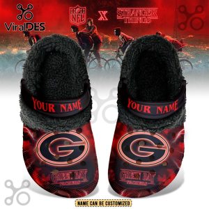 Green Bay Packers x Stranger Things Fleece Crocs Crocband