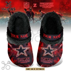 Dallas Cowboys x Stranger Things Fleece Crocs Crocband