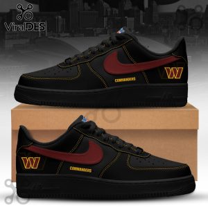 Washington Commanders Blackout Nike Air Force 1