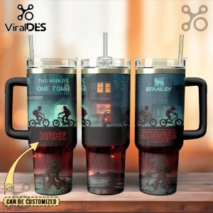 Two Worlds One Town Stranger Things 40oz Stanley Tumbler