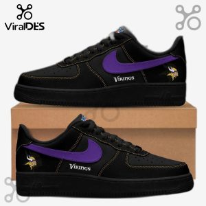 Minnesota Vikings Blackout Nike Air Force 1