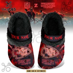 Kansas City Chiefs x Stranger Things Fleece Crocs Crocband