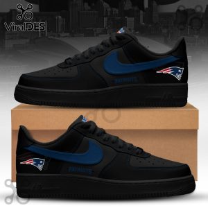 New England Patriots Blackout Nike Air Force 1
