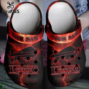 Buffalo Bills x Stranger Things Crocs Crocband Clogs