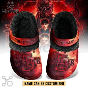 Stranger Things Crocs Crocband Fleece Clogs Shoes