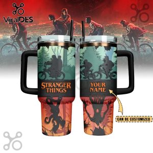 Personalized Stranger Things 40oz Stanley Tumbler Personalized Stranger Things 40oz Stanley Tumbler