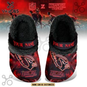 Arizona Cardinals x Stranger Things Fleece Crocs Crocband