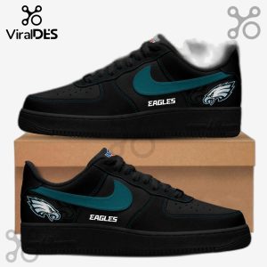 Philadelphia Eagles Blackout Nike Air Force 1 2025
