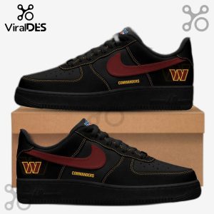 Washington Commanders Blackout Nike Air Force 1